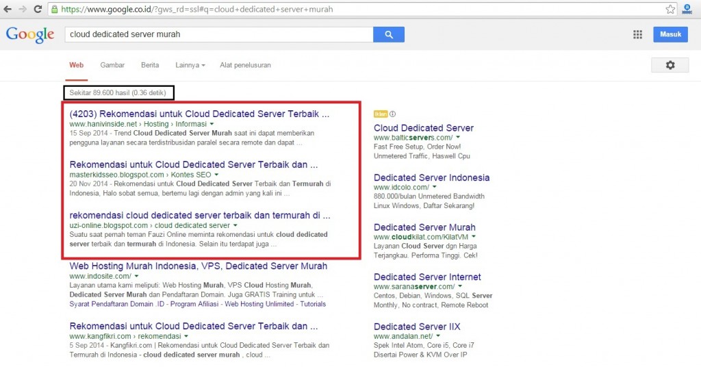 cloud dedicated server Indonesia