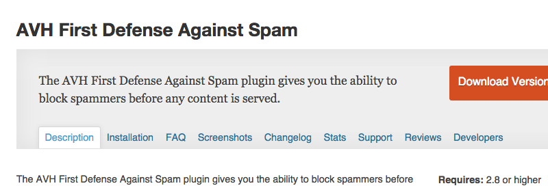 avh-first-defense-against-spam